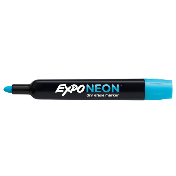 5- Expo NEON WINDOW Low Odor DRY ERASE BOLD BULLET tip marker