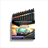 Prismacolor Premier Pastel Markers Set of 12 Dual Ended Chisel and Fine Tips 2173306