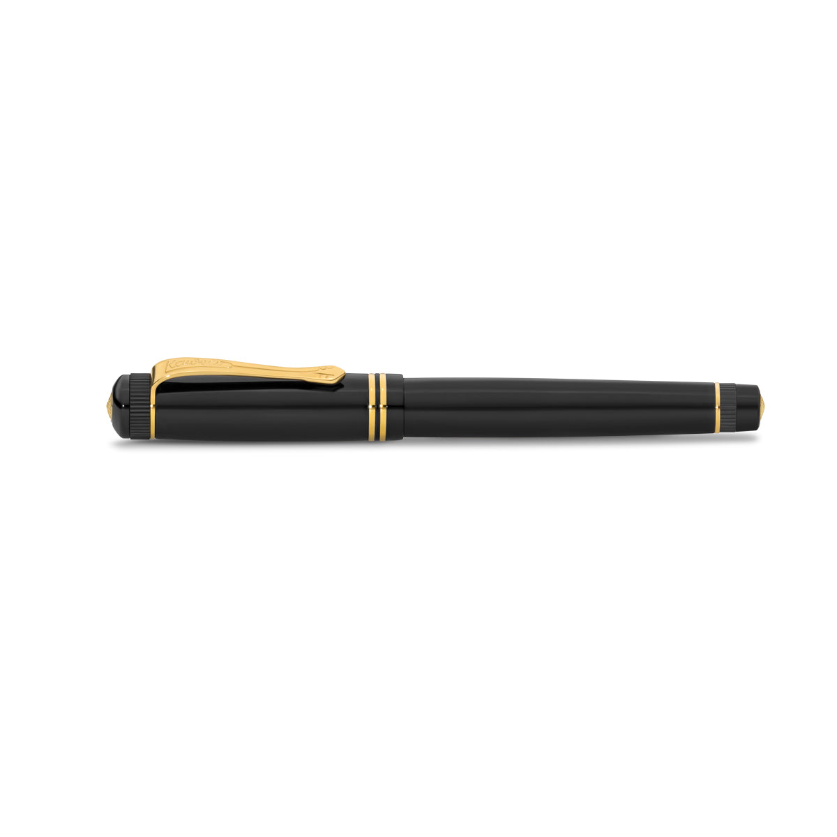 Kaweco Dia2 Black Gold Trim Fountain Pen Extra Fine