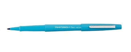 Paper Mate Flair Sky Blue Felt Tip Pen Medium, - Bulk Pack of 24