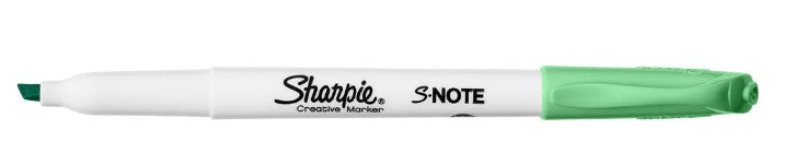 Sharpie S-Note Sea Green Creative Marker Pack Of 6