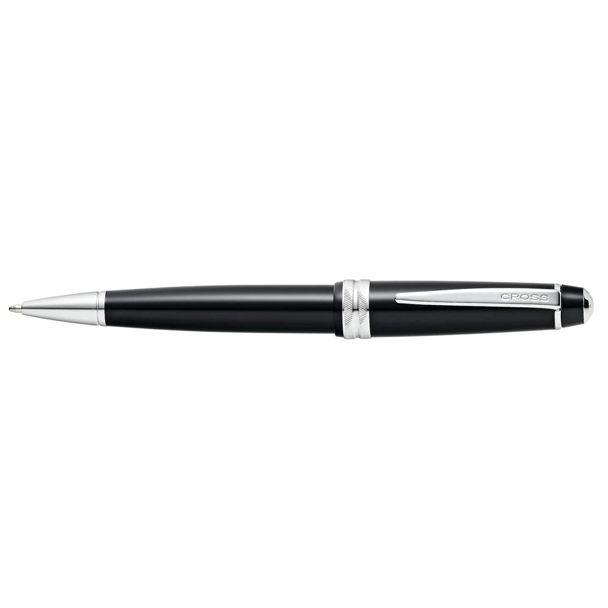 Cross Bailey Ballpoint Pen Black, Chrome Trim, Black Ink