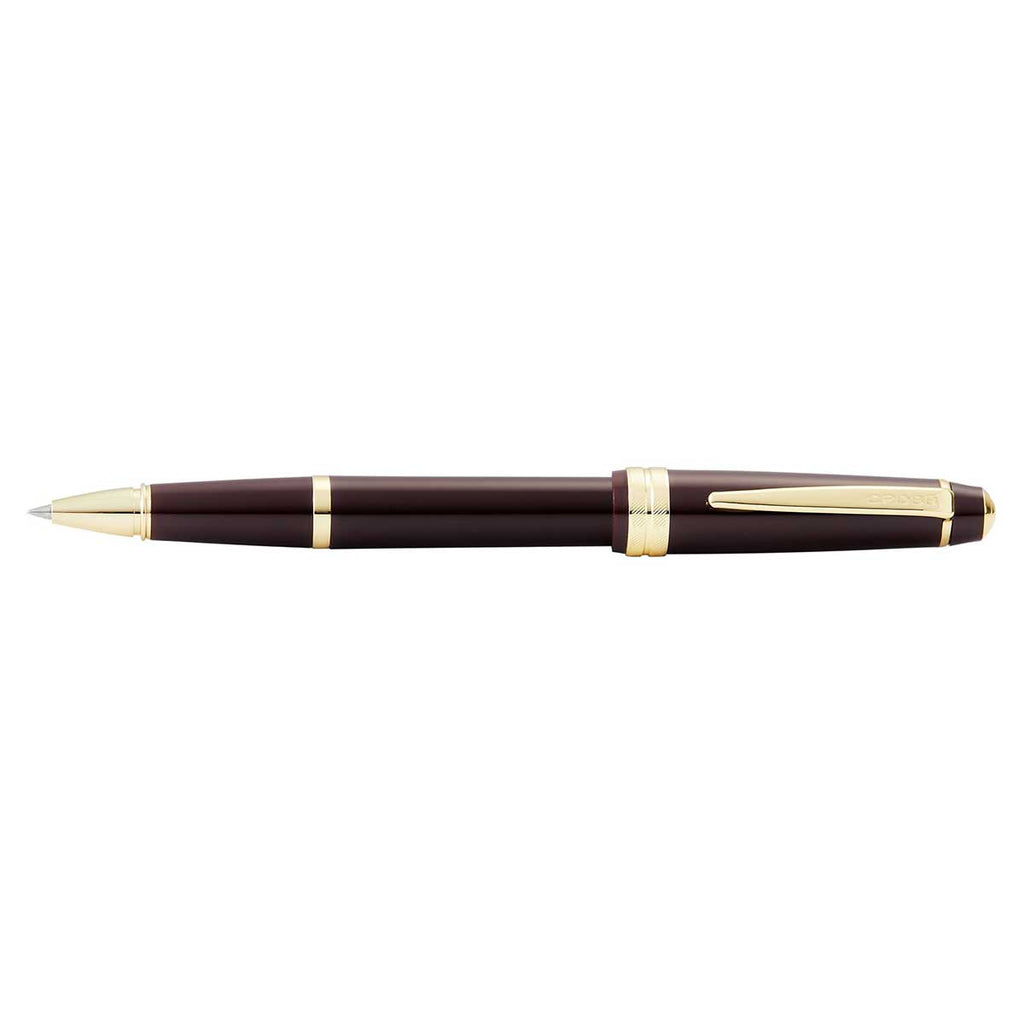 Cross Bailey Light Polished Burgundy Resin and Gold Tone Rollerball Pe