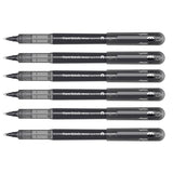 Paper Mate Inkjoy Liquid 0.5 Arrow Point Black Ink Rollerball Pens Pack of 6