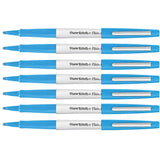 Paper Mate Flair Thick Felt tip Pens Sky Blue Bold 1.2mm Pack of 6