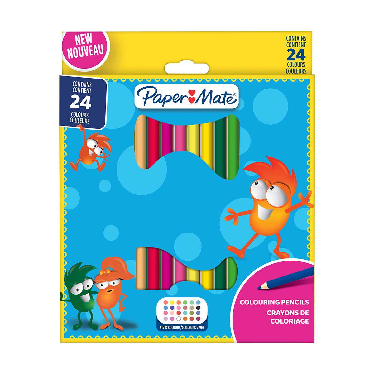 Paper Mate Colored Pencils Assorted Colors Pack of 24 – PensAndPencils.Net