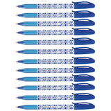 Papermate Blue Pens Pack of 12, Geometric Design  Paper Mate Ballpoint Pen