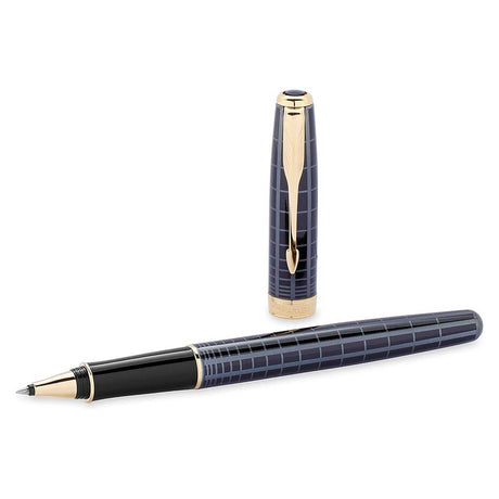 Parker Sonnet Dark Grey Rollerball Pen Gold Trim S0912460