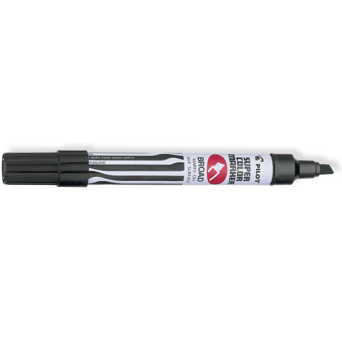 Pilot Super Color Black Ink Chisel Broad Marker