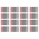 Red Ink Pens Bulk Medium For School and Office Wholesale Bulk Pack of 100 By Rotring