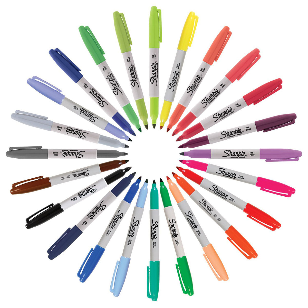 Sharpie Cosmic Colors Fine Point Permanent Markers Pack of 24