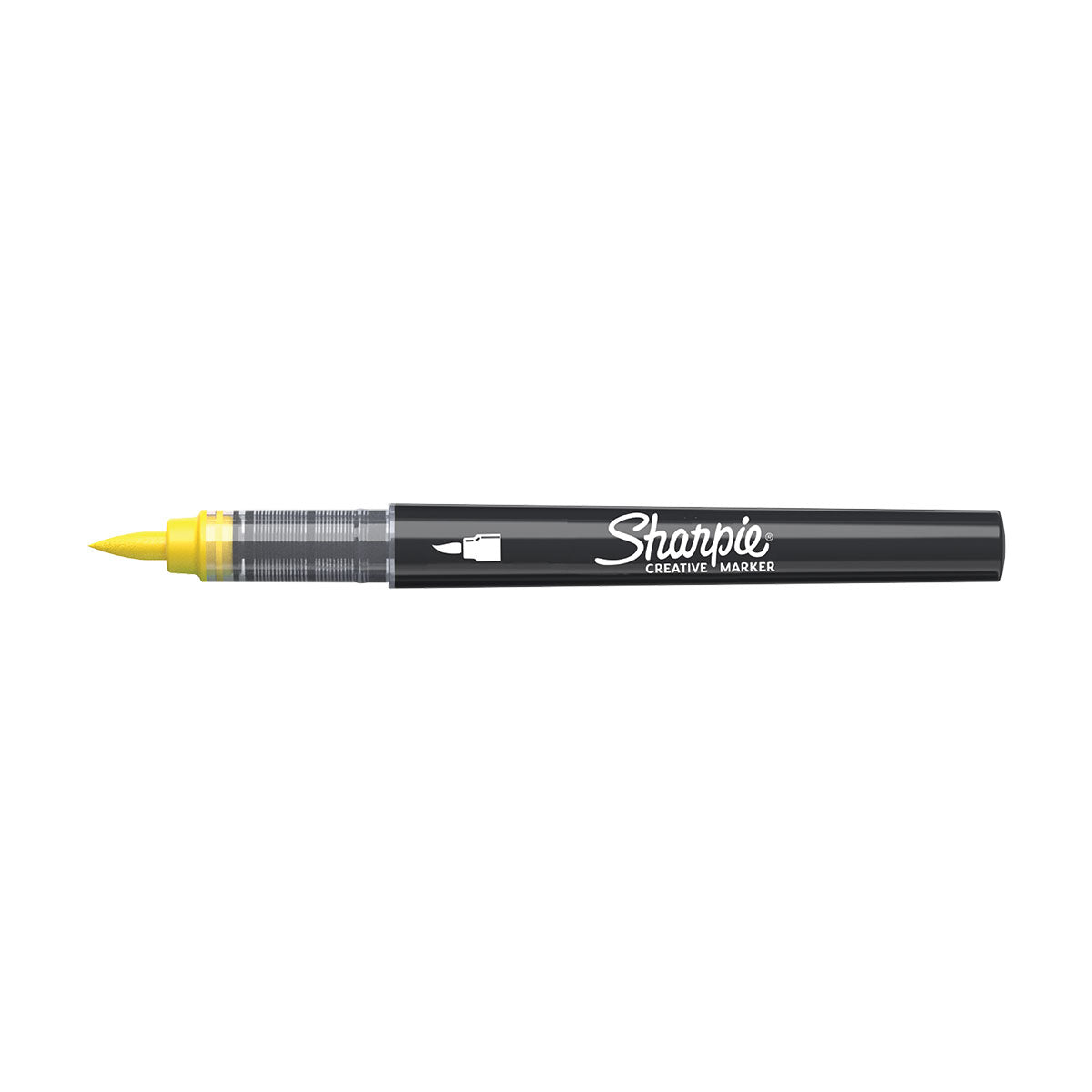 Sharpie Creative Marker Yellow Water Based Acrylic Brush Tip