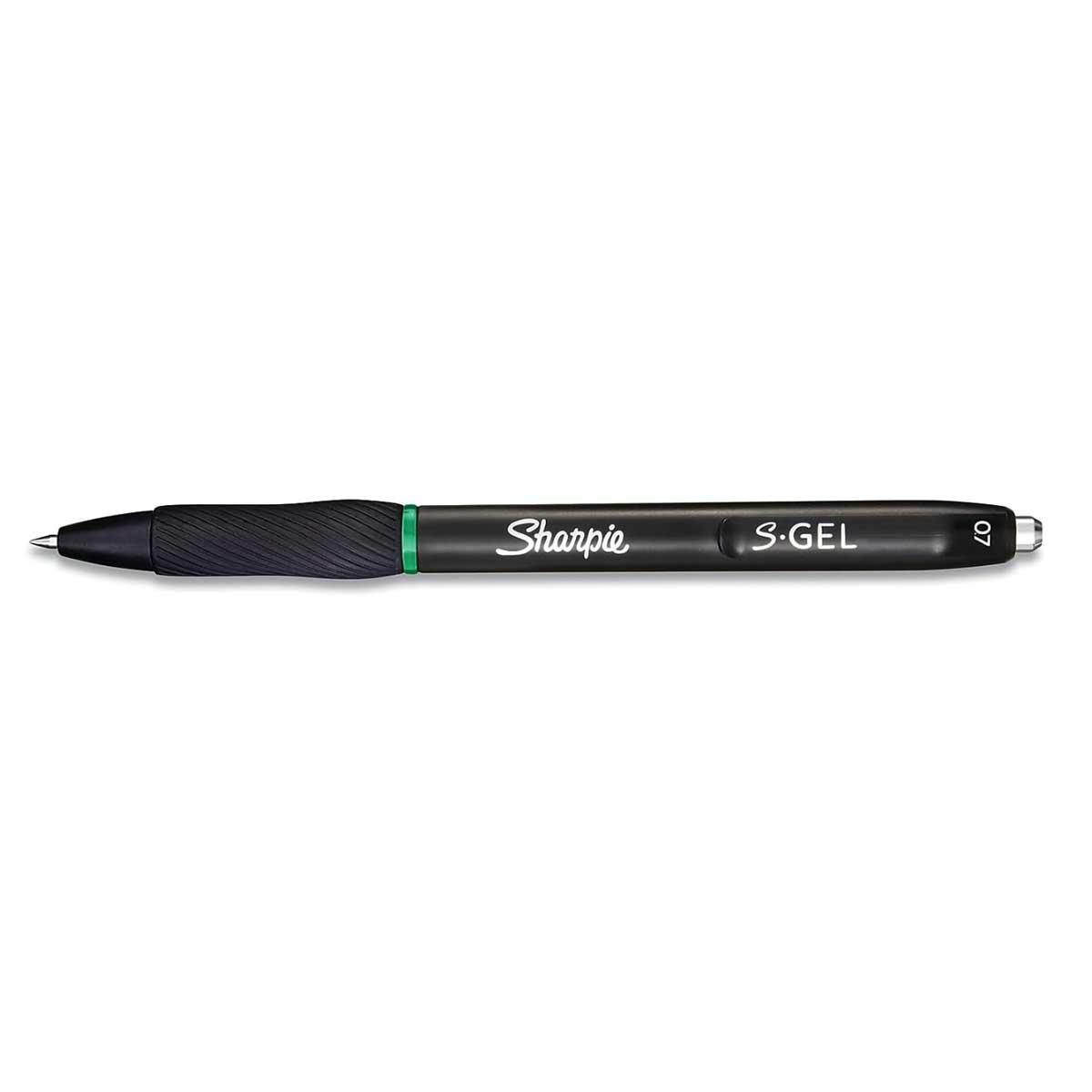 Sharpie S-Gel Green Retractable Gel Pen Medium With Rubber Grip