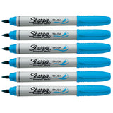 Sharpie Turquoise Markers Brush Tip | Pack of 6