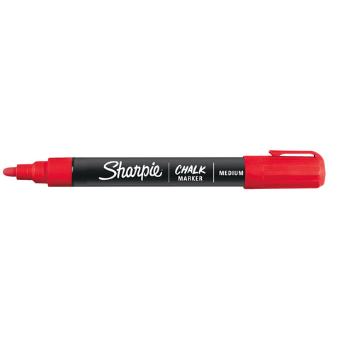 Sharpie Red Wet Erase Chalk Marker Pack of 12