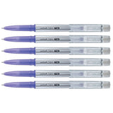 UniBall TSI Erasable Pens Violet Ink Pack of 6