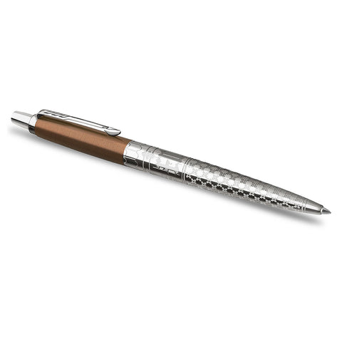 Parker Jotter Chocolate Ballpoint Pen, With Brown Ink (Montverde Brown  Refill)