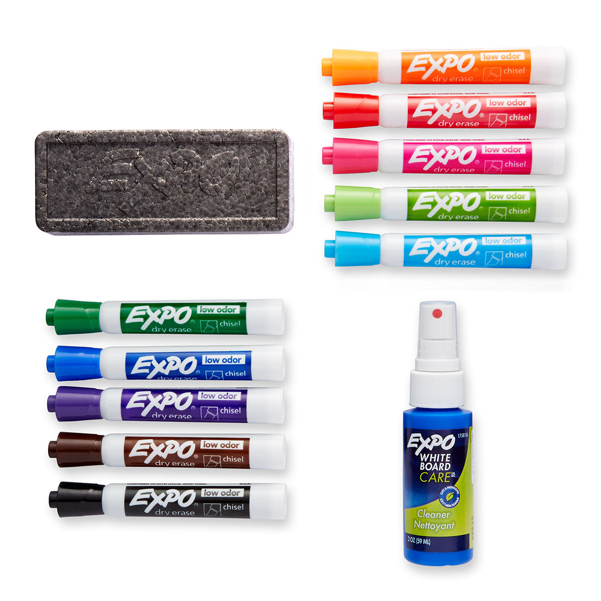 Wet Erase Markers, Fine Tip - Set of 12