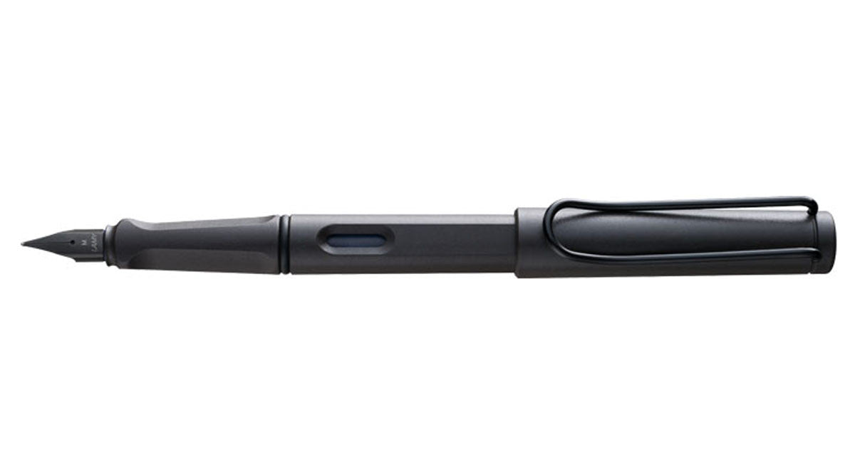 Lamy Safari Charcoal Fountain Pen Fine 17F - PensAndPencils.Net