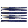 Paper Mate Flair Navy Felt Tip Pen Medium, Pack of 6  Paper Mate Felt Tip Pen