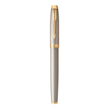 Parker IM Premium Fountain Pen, Warm Silver Gold Trim, Fine  Parker Fountain Pens