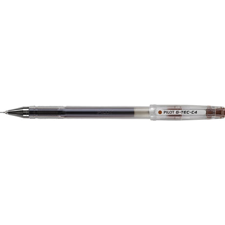 Pilot G-Tec C4 Gel Ultra Fine Brown Rollerball Pen - PensAndPencils.Net