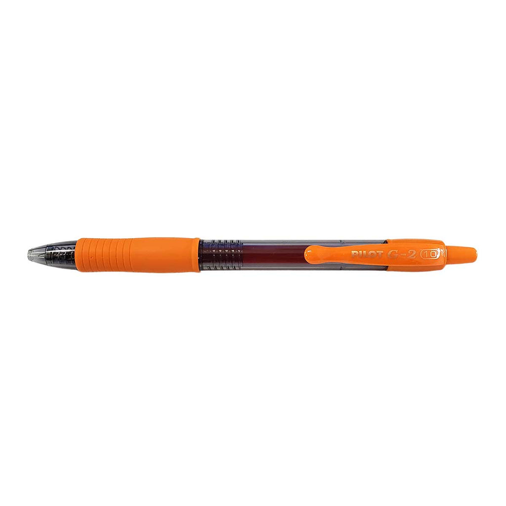 MUJI Smooth Gel Ink Pen, Orange