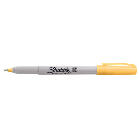 Sharpie Ultra Fine Point Yellow Permanent Markers Pack of 6