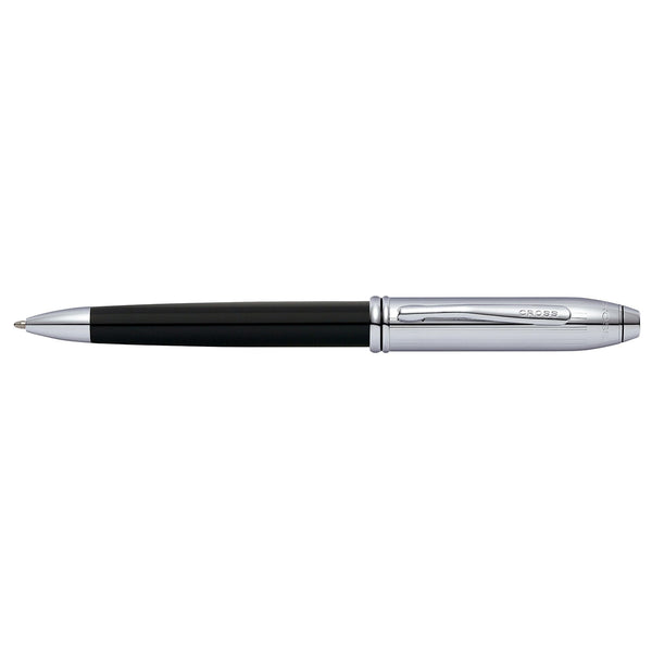 Cross Townsend Black and Chrome Cap Tuxedo Ballpoint Pen