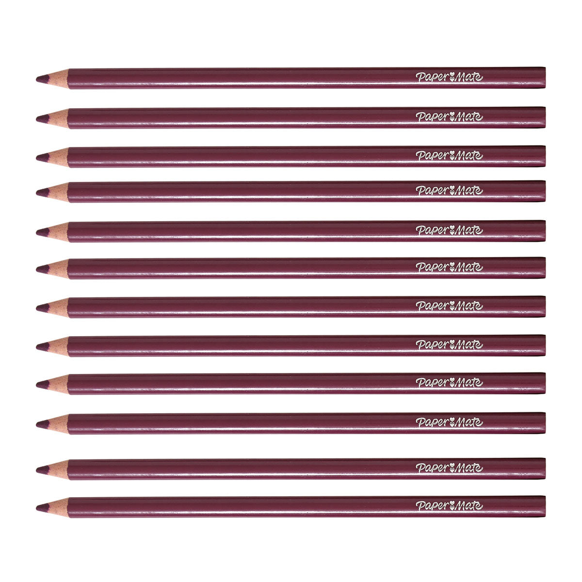 Paper Mate White Colored Pencils Pack of 12 (Writes White)