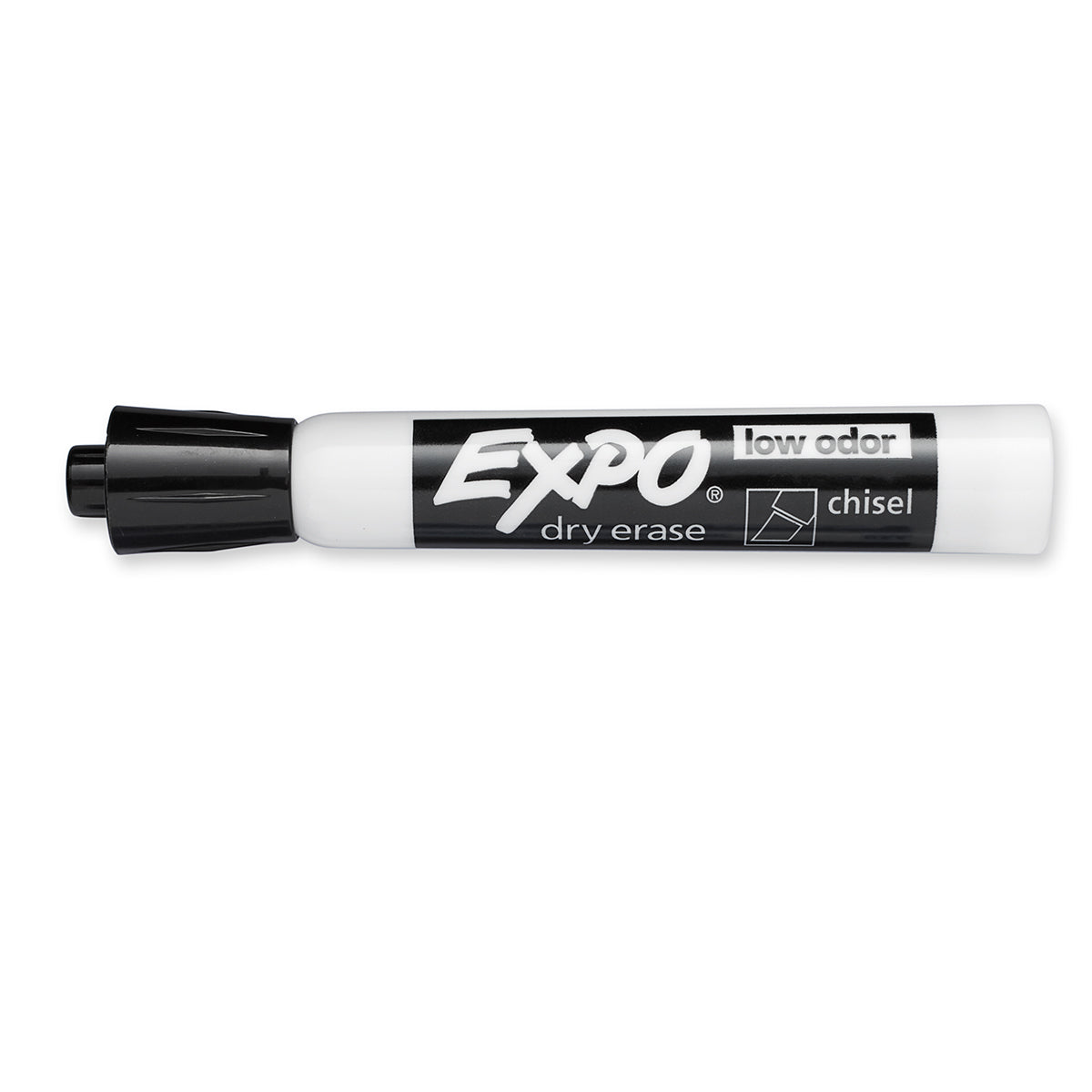 Dry Erase Markers - Barrel Style, Black/Chisel - CHL47920, Charles Leonard