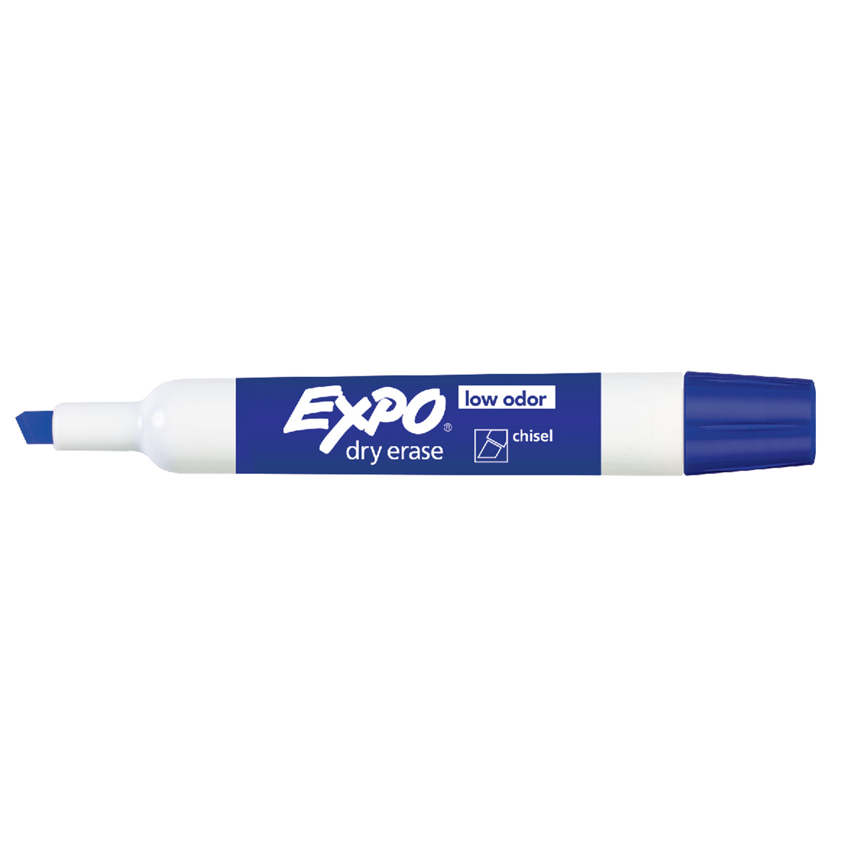 Expo Dry Erase Sapphire Low Odor Chisel Tip MarkerPens and Pencils