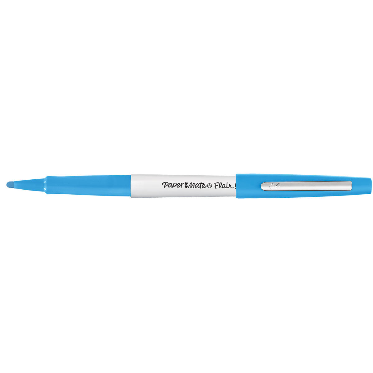 Paper Mate Flair Pen Med Sky Blue