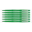 Paper Mate Flair Green Point Guard Felt Tip Pen Medium Pack of 6  Paper Mate Felt Tip Pen