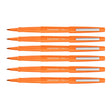 Paper Mate Flair Orange Felt Tip Pens Medium Point, Pack of 6  Paper Mate Felt Tip Pen