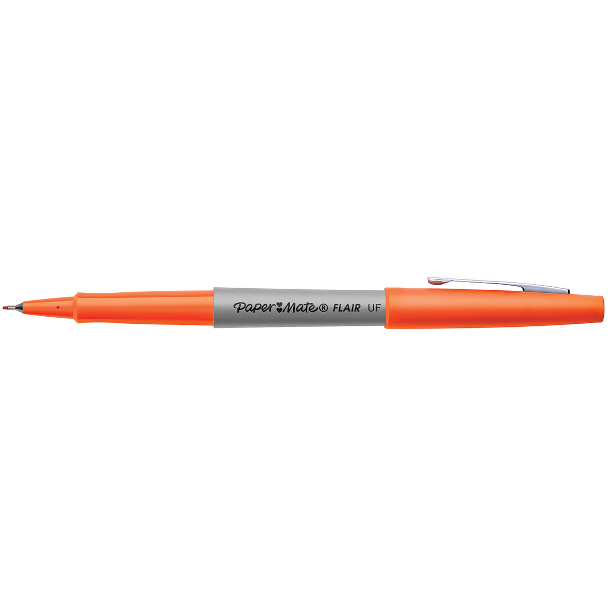 Paper Mate Flair Orange Ultra Fine Felt Tip Pens Pack of 6