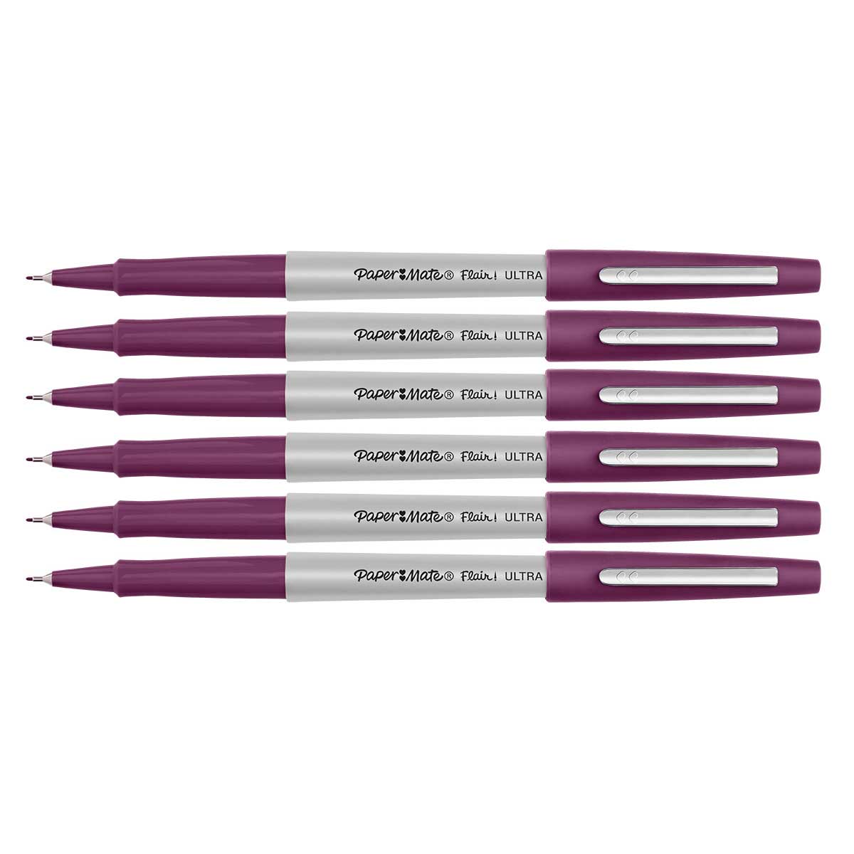 https://www.pensandpencils.net/cdn/shop/products/paper-mate-flair-ultra-fine-pens-plum.jpg?v=1655480334