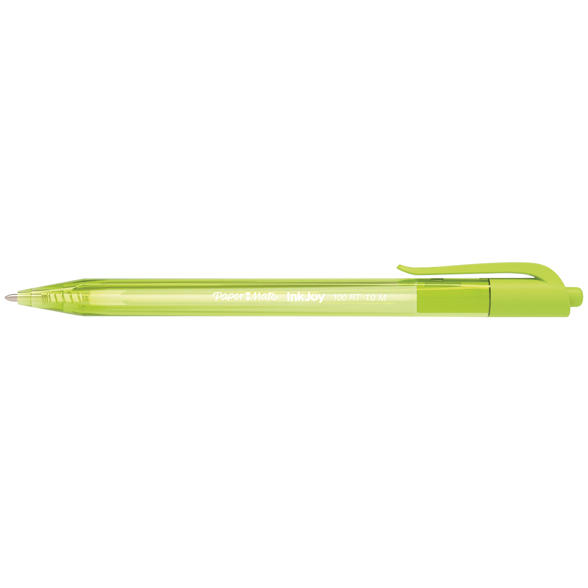 Paper Mate InkJoy 100rt Retractable Lime Ballpoint Pen, Medium 1.0mmPens and Pencils