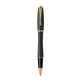 Parker Urban Matte Black Gold Trim Rollerball Pen  Parker Rollerball Pens