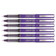 Pilot Precise V5 Purple Ink Extra Fine Rolling Ball Pen 0.5mm Pack Of 6  Pilot Rollerball Pens