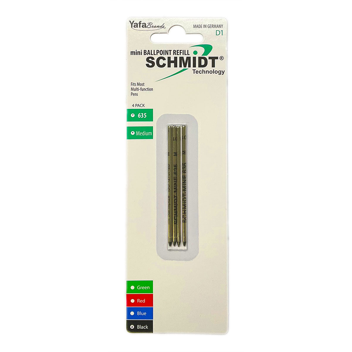 Rotring Tikky 3 in One Refills Black Medium Made By Schmidt Pack of 4  Cross Ballpoint Refills