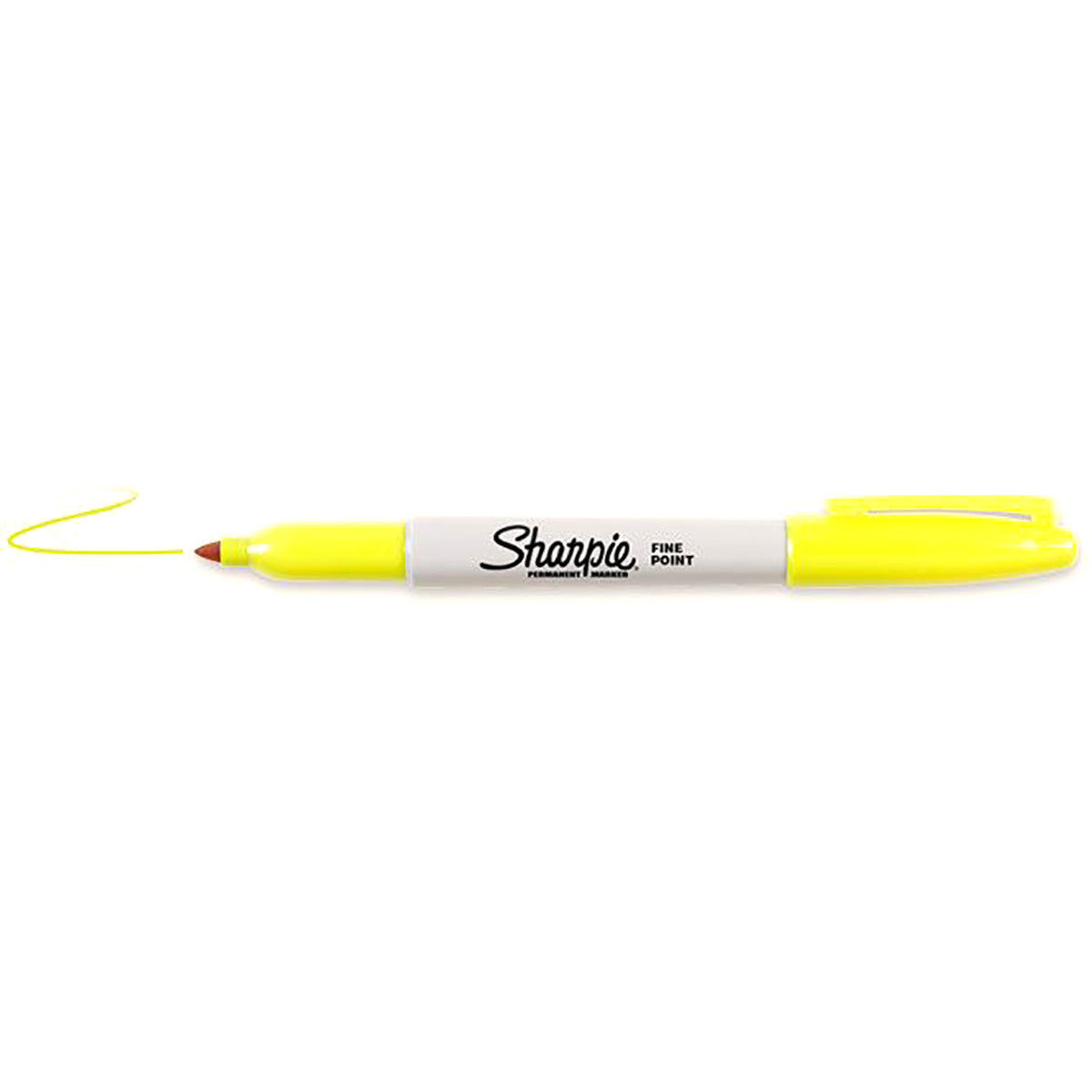 Sharpie Permanent Marker, Neon Yellow