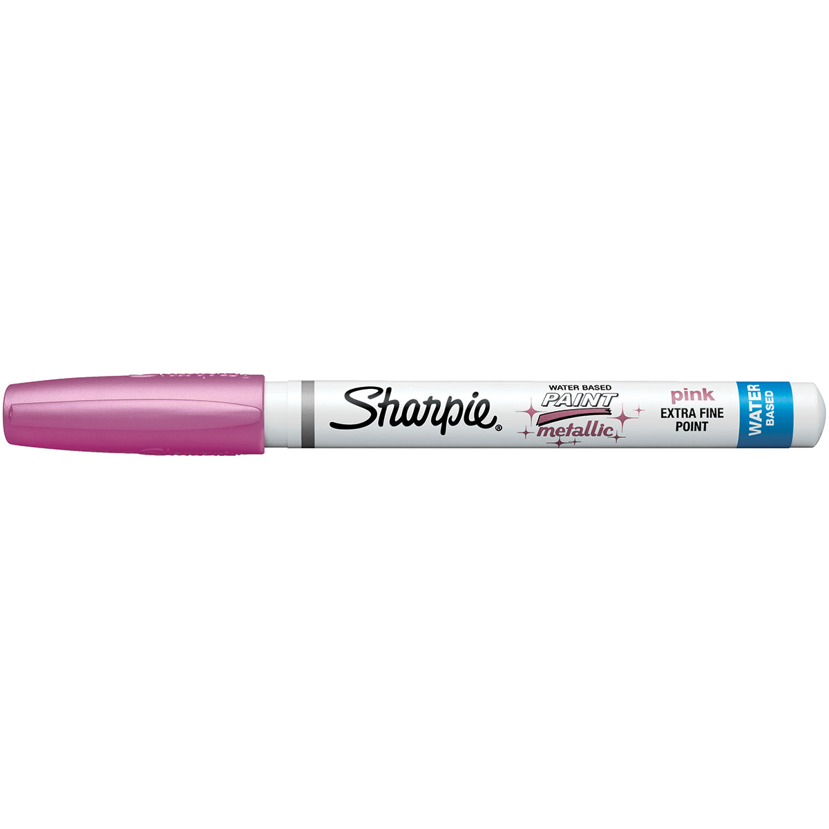 6 Sharpie Extra Fine Point METALLIC Water Base Paint Markers, Blue, Pink,  Green