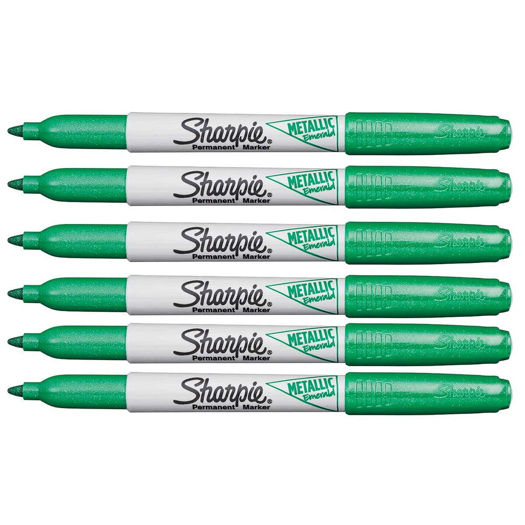  Sharpie Twin Tip Fine Point and Ultra Fine Point Permanent  Markers, 1 Green Marker : Office Products
