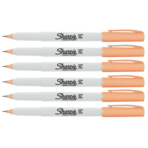 Sharpie Peach Markers Fine 3 Count 