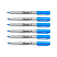 Sharpie Electro Pop Techno Blue Ultra Fine Point Permanent Marker Pack of 6  Sharpie Markers